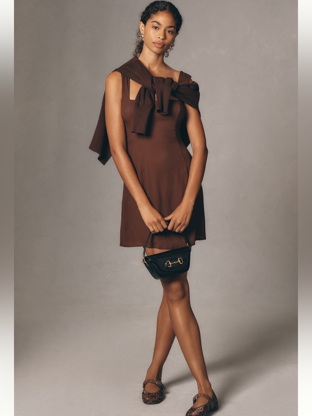 NWT REFORMATION GABIN SQUARE NECK MINI DRESS SIZE 8